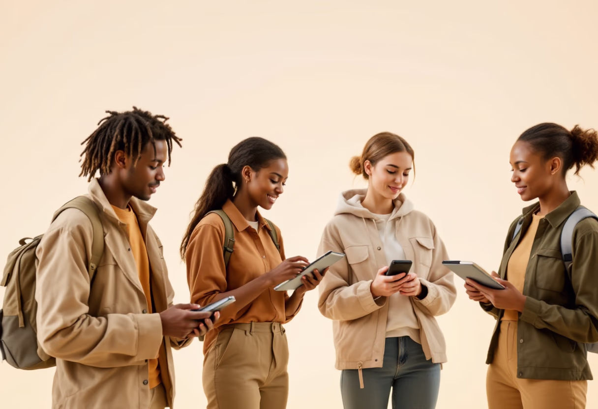 image of conservation team in action