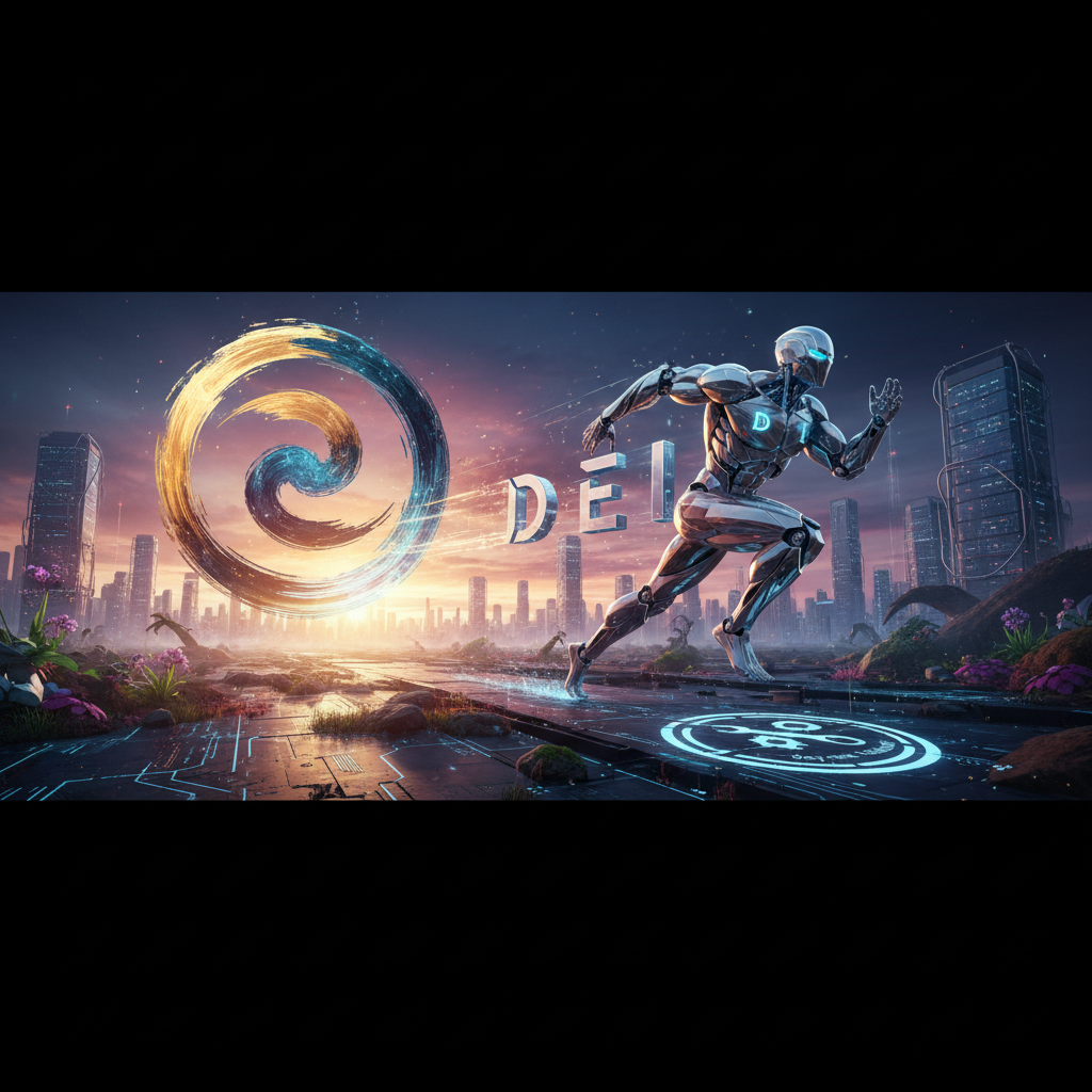 Artistic rendering of the Monad and Enso Finance logos intertwined, representing their DeFi partnership.