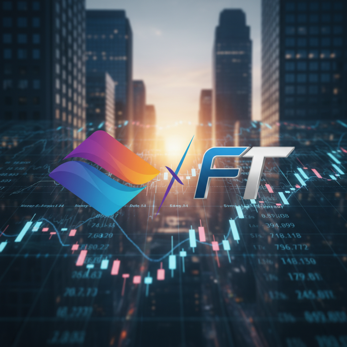 A graphic showing the Franklin Templeton and Solana logos, representing the filing for a spot Solana ETF.