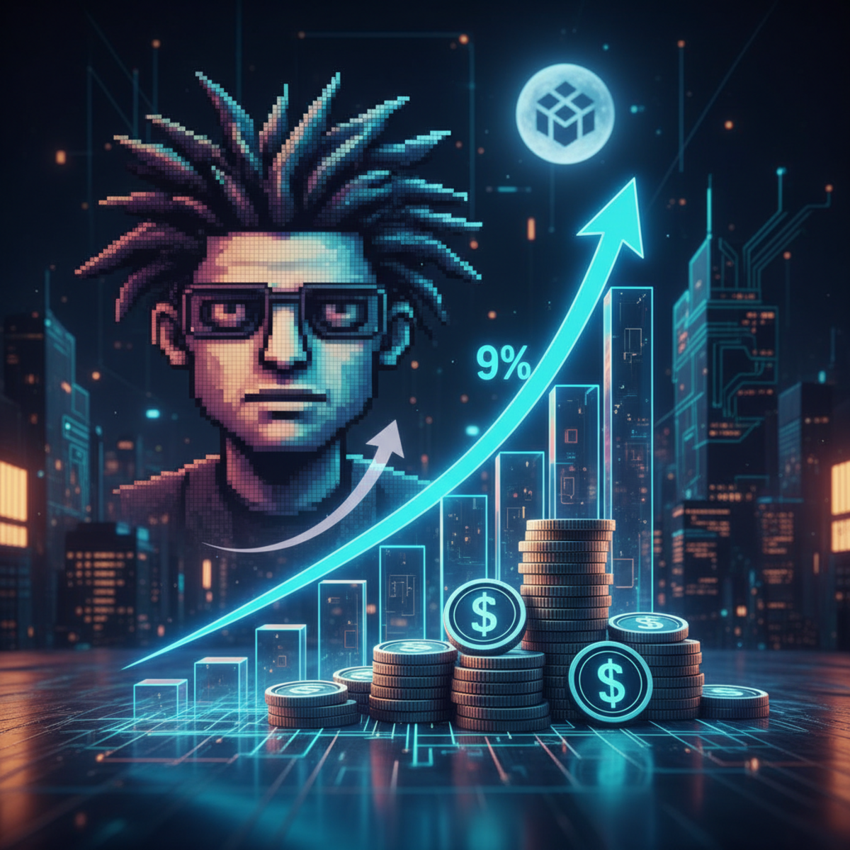 Graph showing rising NFT sales volume and increased buyer activity on Ethereum and Solana