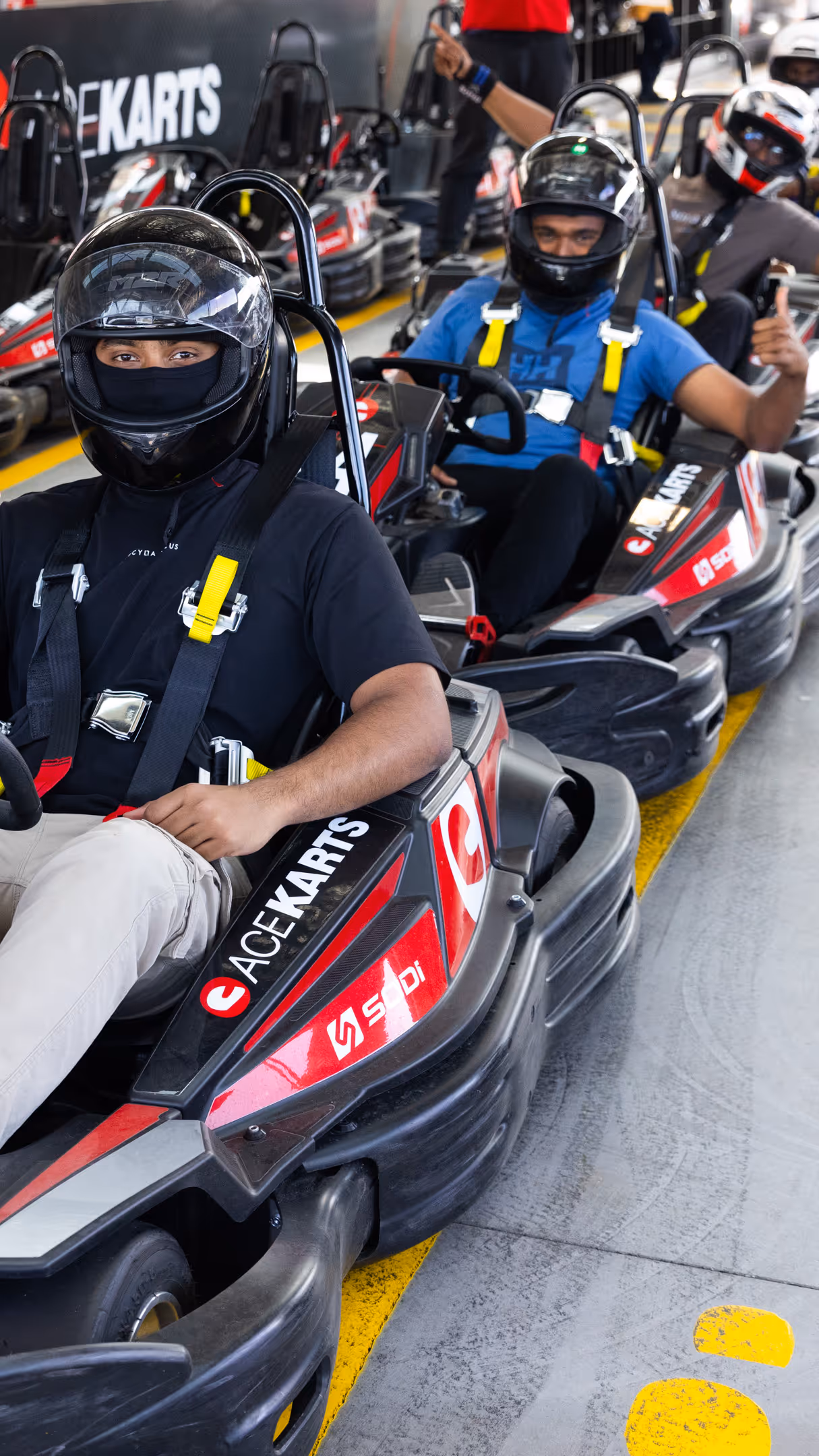 Social group go-karting experience