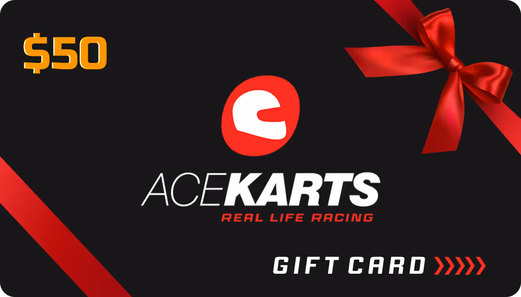 AceKarts gift card valued at $50