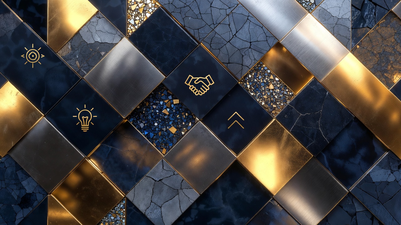 image of branding materials (for a graphic design studio)