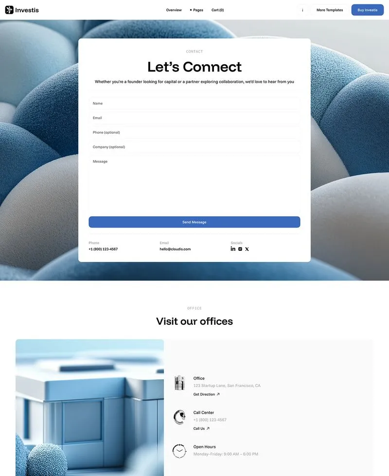 Investment Firm Template ContactV1