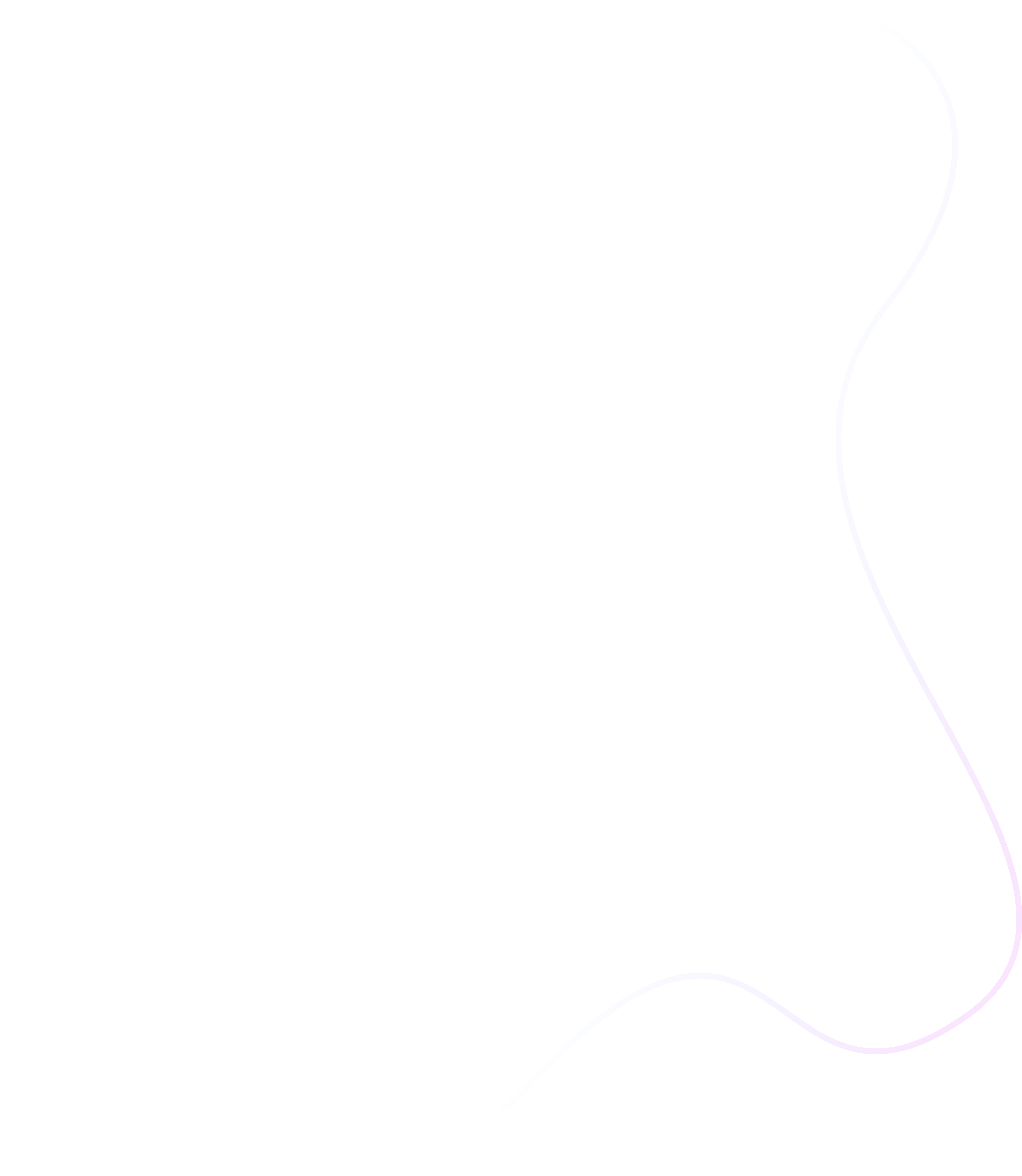 Thin wavy line with gradient colors transitioning from blue to purple on a black background.