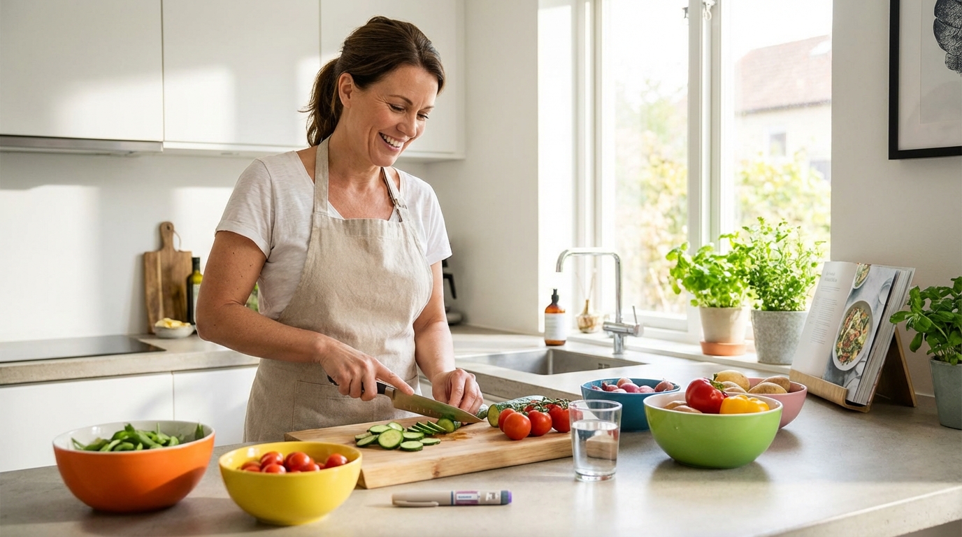 Combining GLP-1 medication with healthy lifestyle changes for best weight loss results