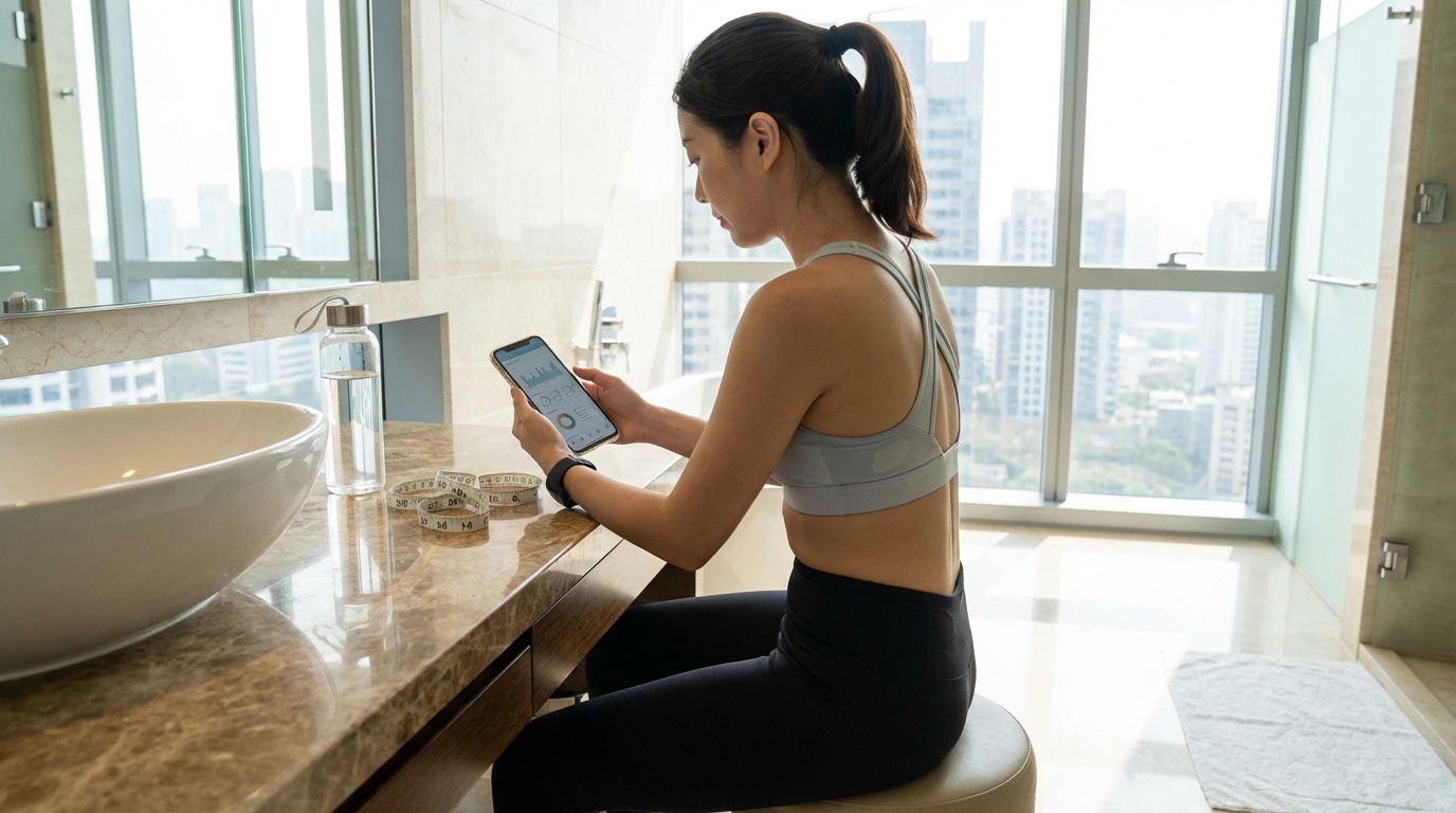 Tracking weight loss progress during GLP-1 dose titration period