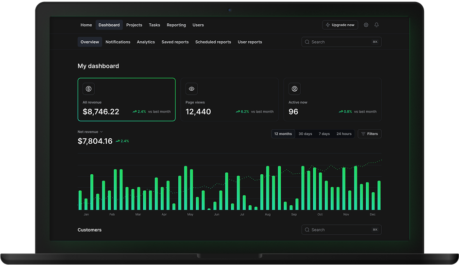 A mesmerizing long-exposure image of star trails, spiraling around a central point against a dark backdrop.