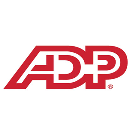 ADP corporate logo in red letters.