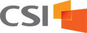 CSI logo with stylized orange and yellow geometric shapes.