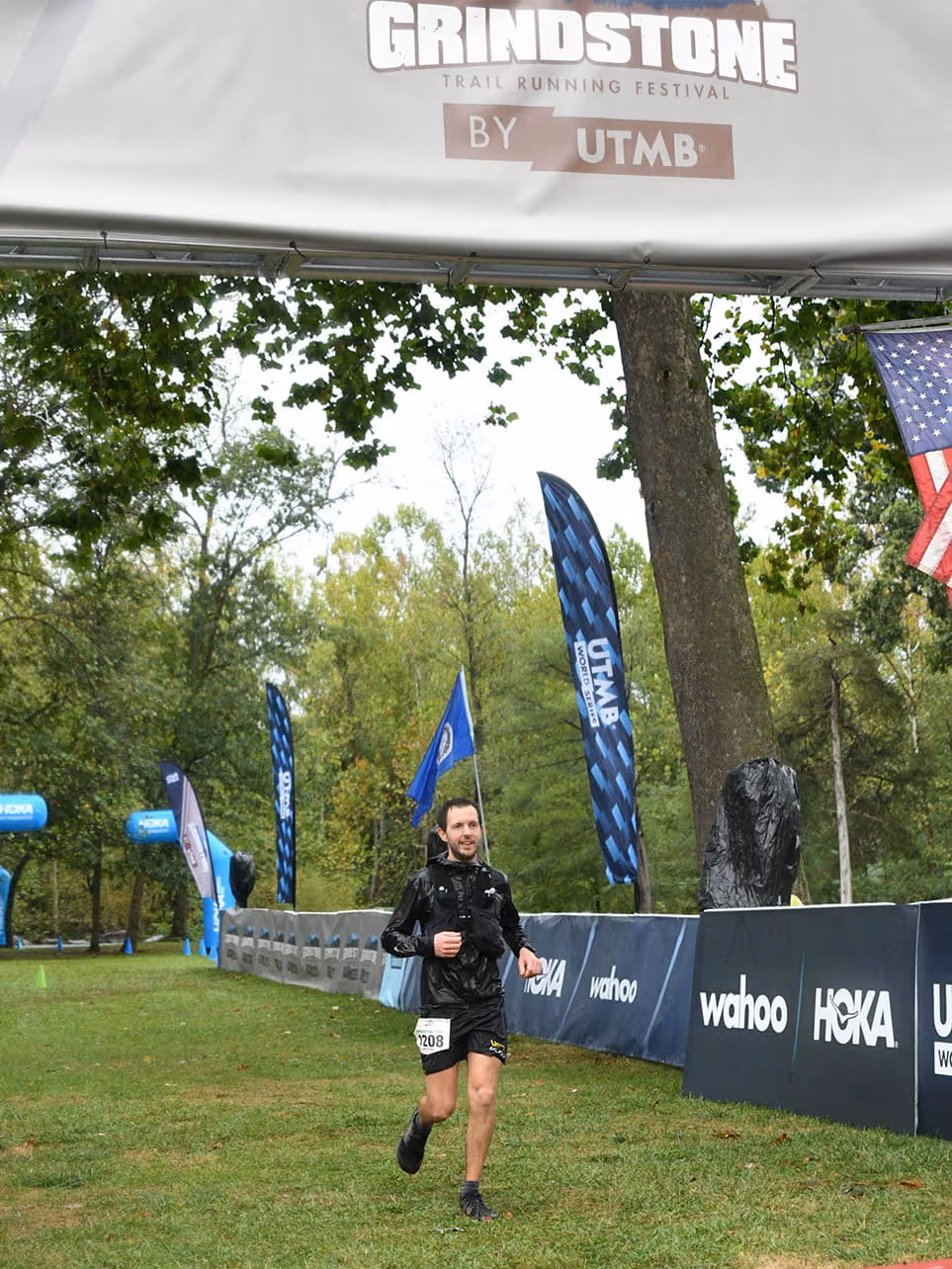 Photo de Matthieu Laurent, kiné à Brison-Saint-Innocent lors d’un marathon