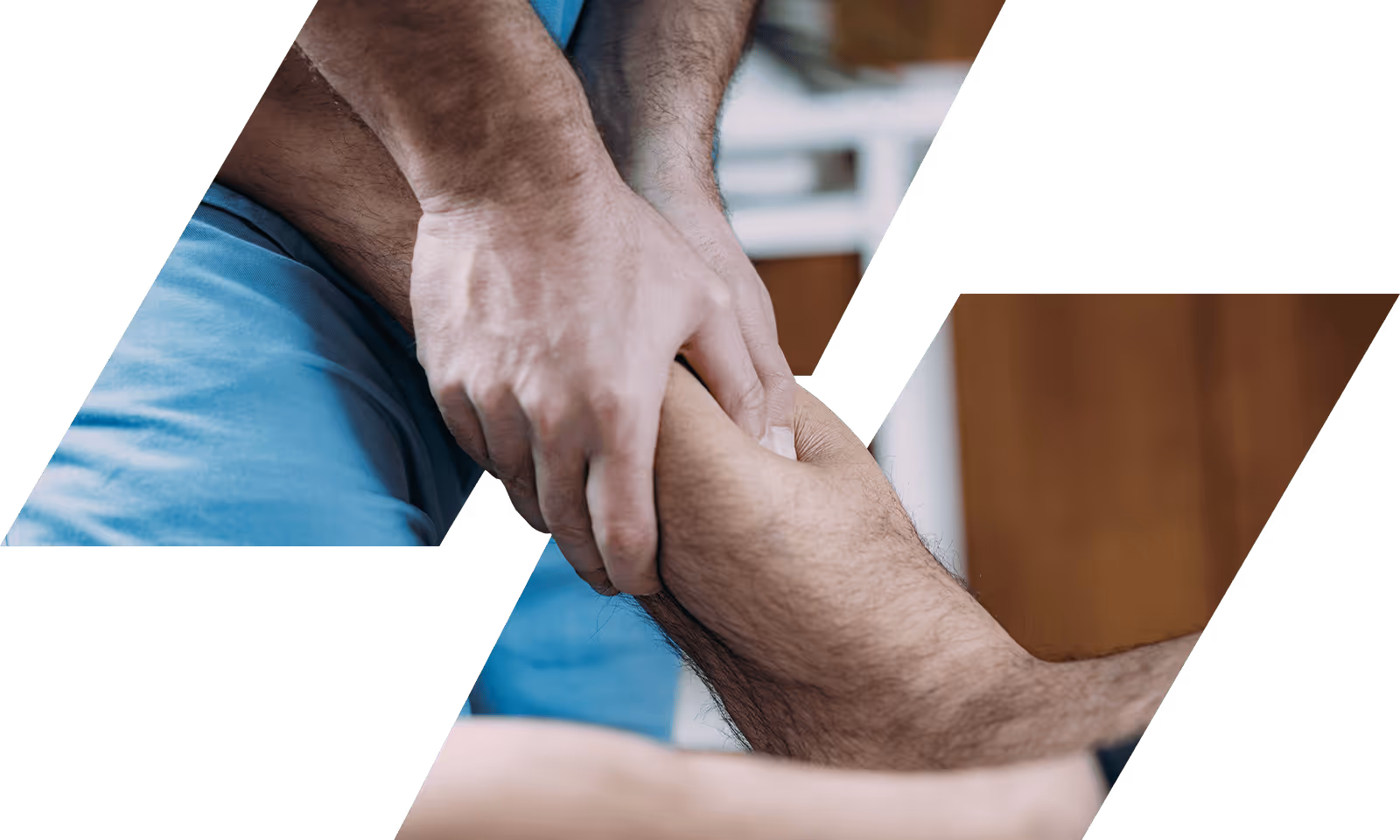 Rééducation de la jambe par un kiné du sport à Brison après une blessure lors d'un footing