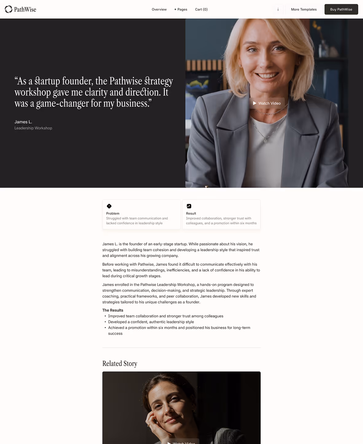 Schools Coaching Webflow template 