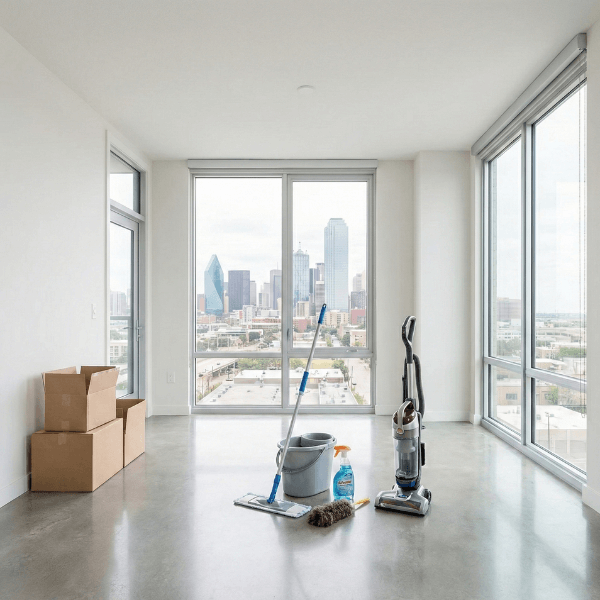 Residential move-in / move-out cleaning services in Dallas, TX