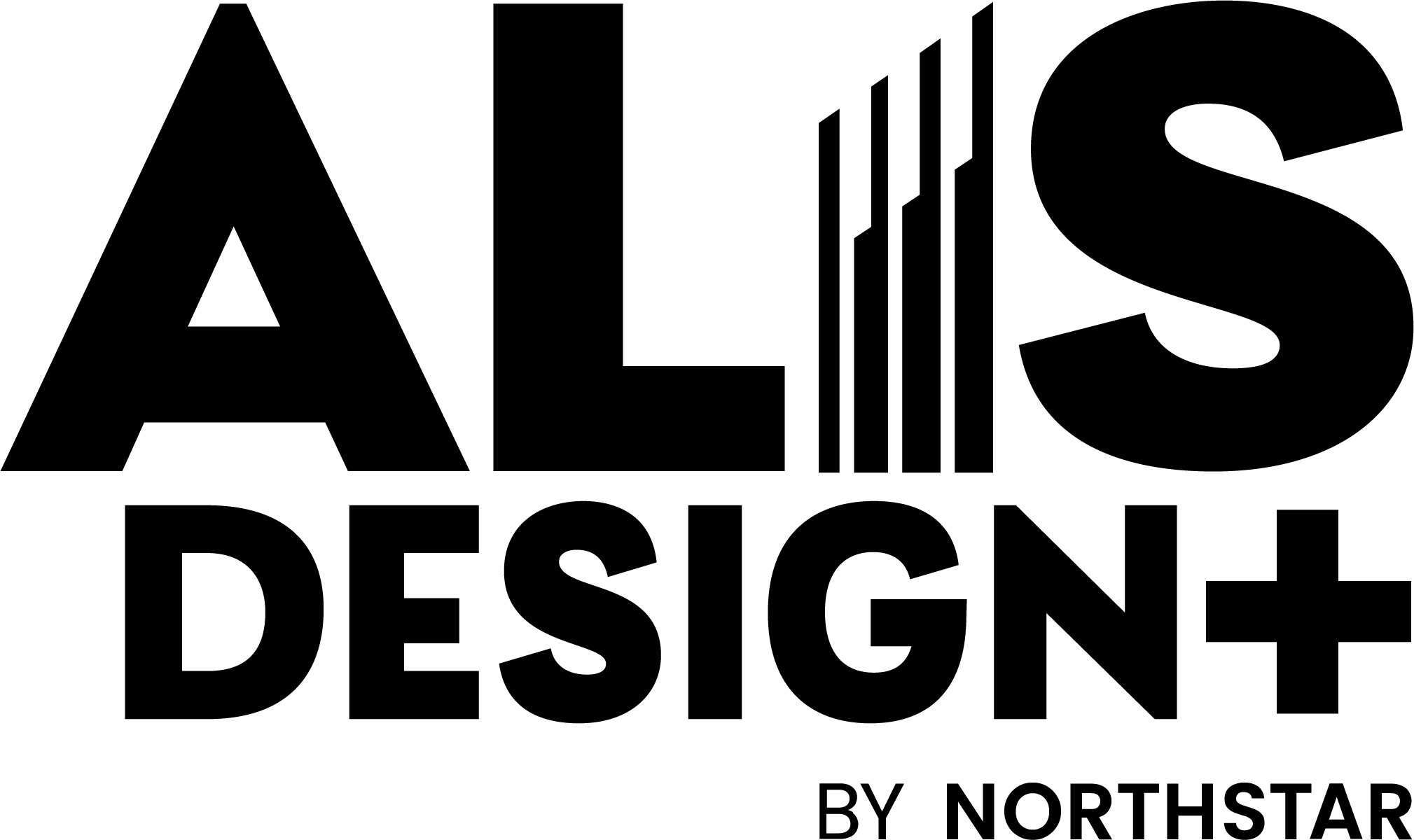 ALIS DESIGN+ logo with stylized vertical bars in the letter I and 'BY NORTHSTAR' text below.