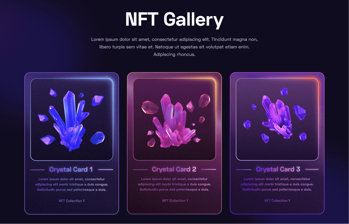 Icons and Graphics - NFT Webflow Template
