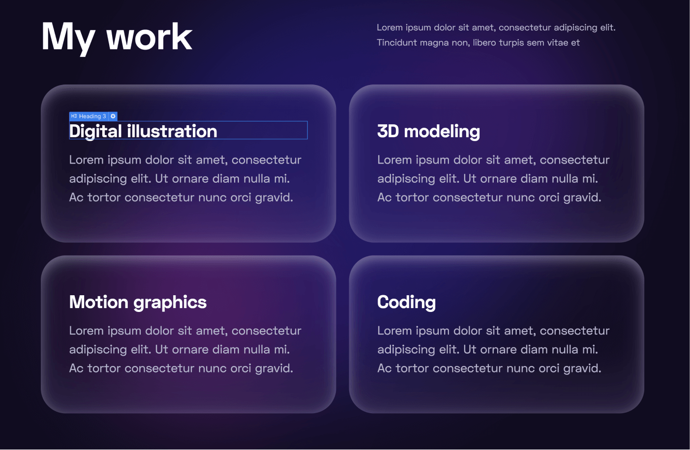 Static Content - NFT Webflow Template