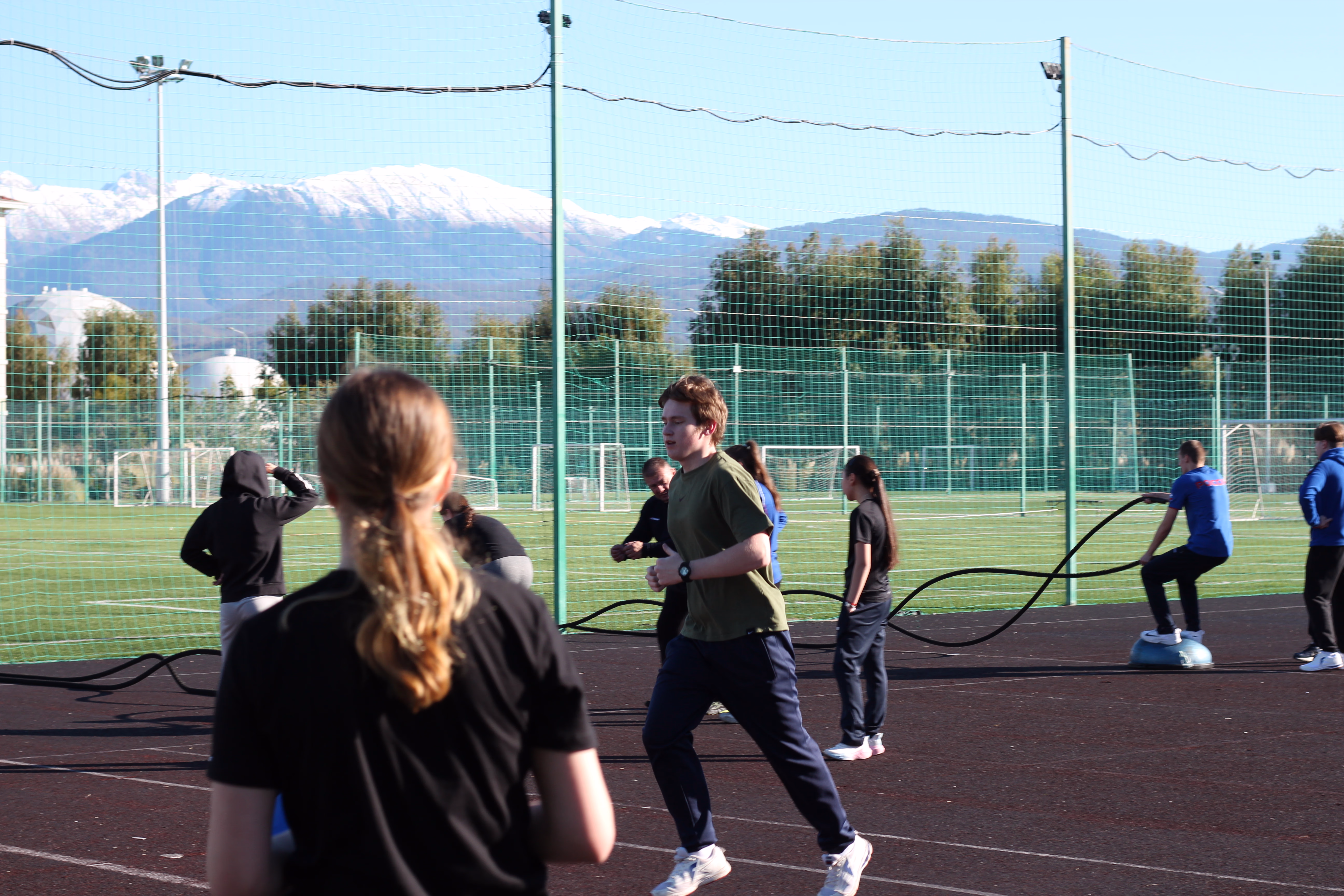 Функциональная тренировка на базе отдыха