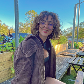 Me sitting on a bench