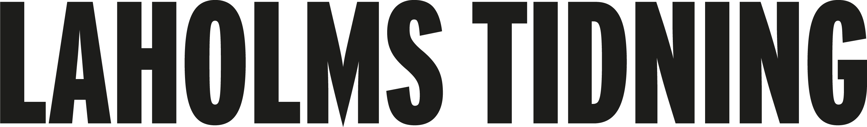 Laholms tidning, logo.