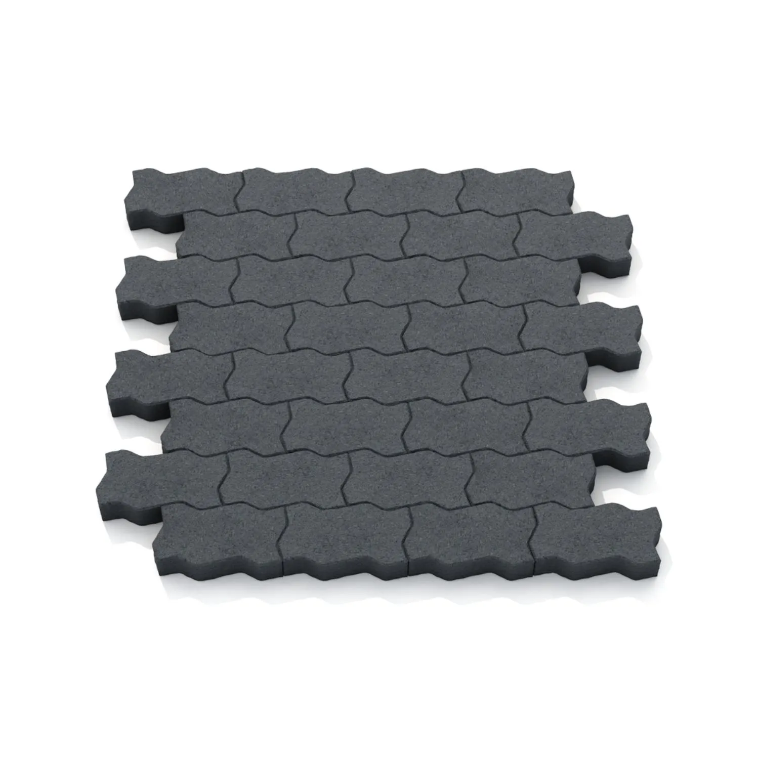 HB-Betonin Unikivi 60mm Musta esimerkki ladonta