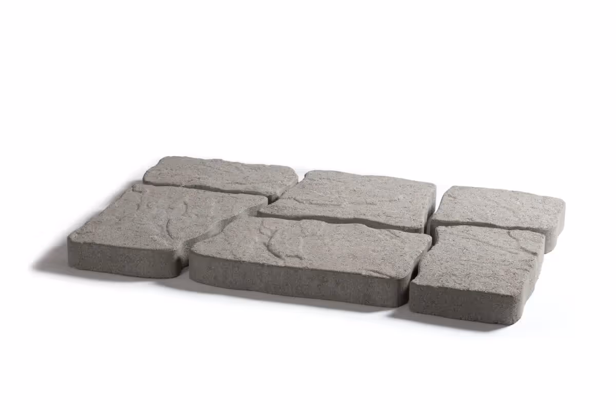 HB-Betonin Kalliokivi 6 kiven kivisarja Harmaa