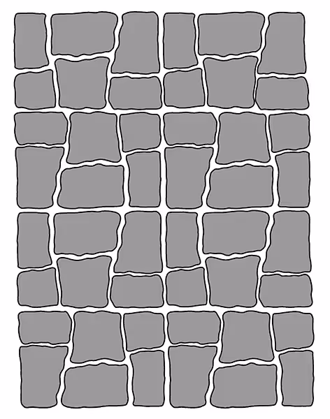 HB-Betonin kalliokivi kivisarjan ladontamalli