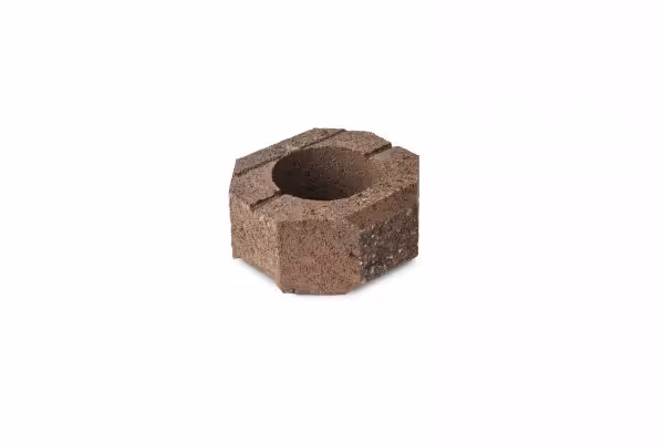 HB-Betonin betonisen muurikiven pääty Vallikivipääty Karelia sileällä pinnalla 215 x 215 x 100 mm