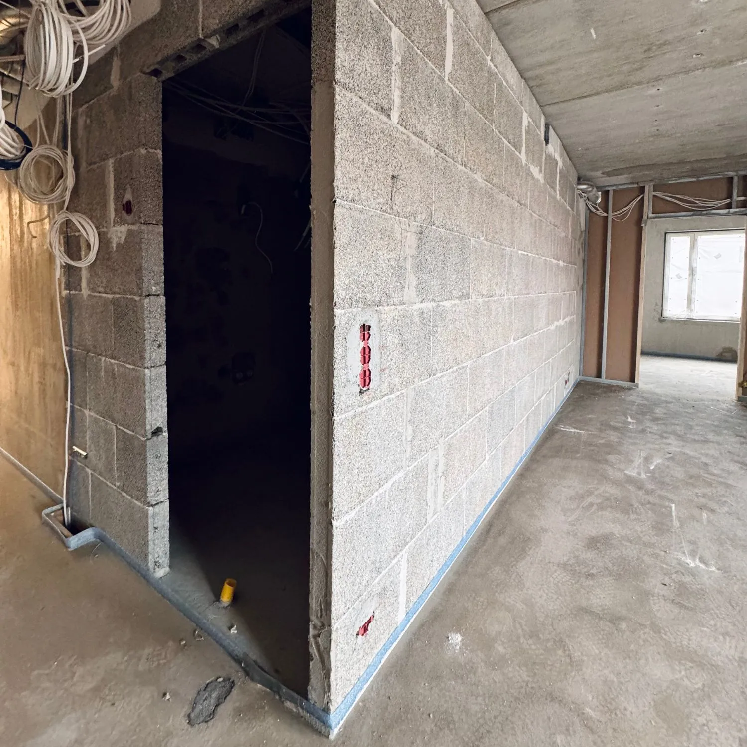 HB-Betonin Priima kevytsora väliseinäharkkoa muurattuna seinäksi