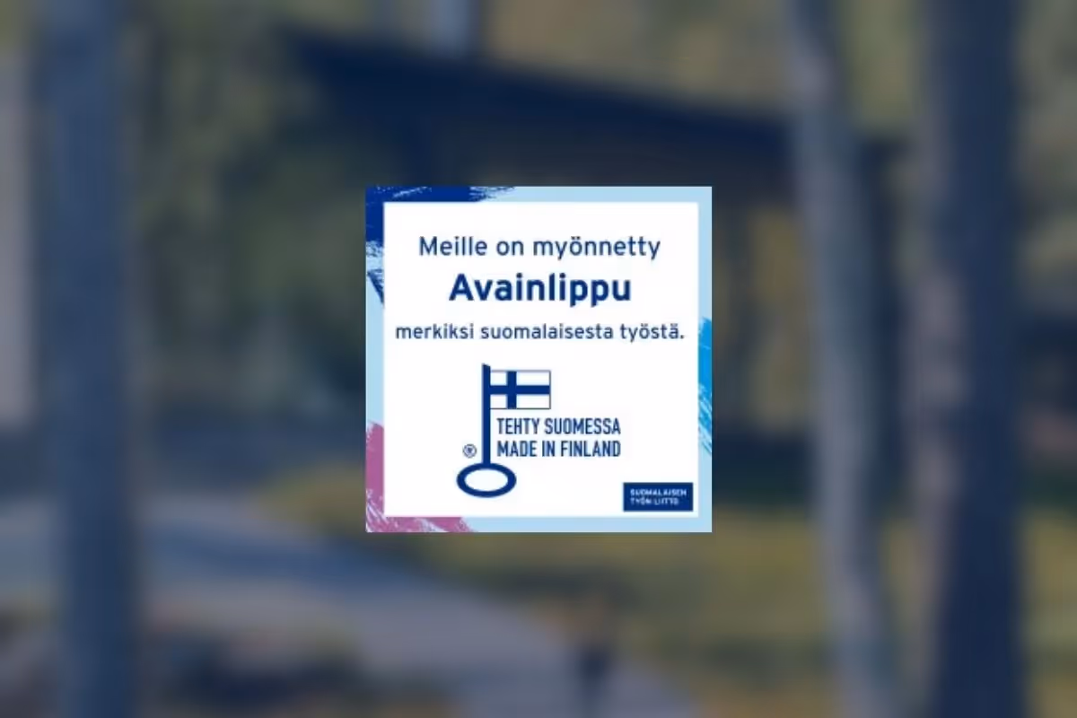 Avainlippu-merkki HB:n harkko- ja ympäristöbetonituotteille