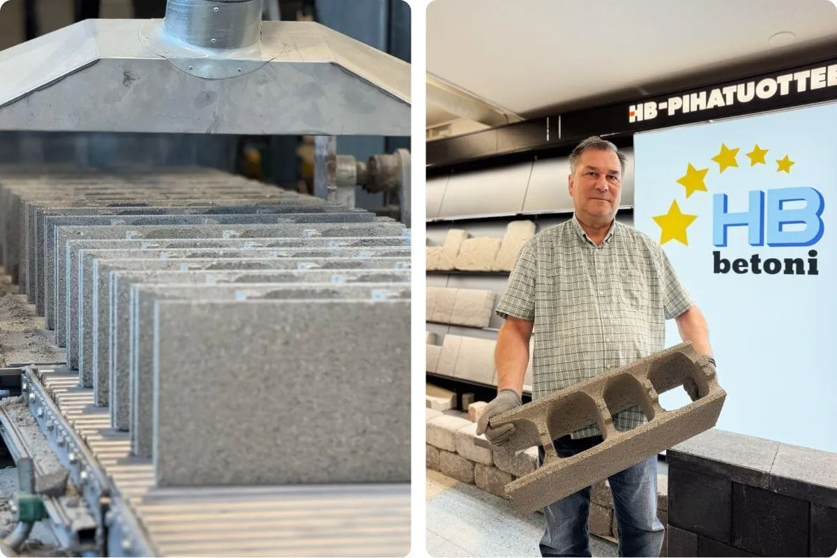 HB-Betonin Valuharkko 200 betoniharkko rakentamiseen