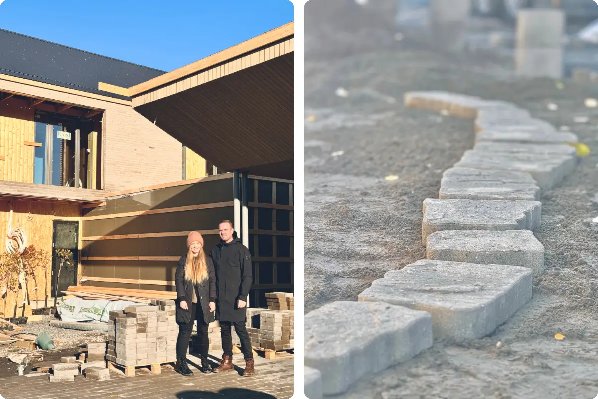 HB-Betonin Kalliokivi luomassa luonnonmukaista ilmettä Villa Suojan pihaan