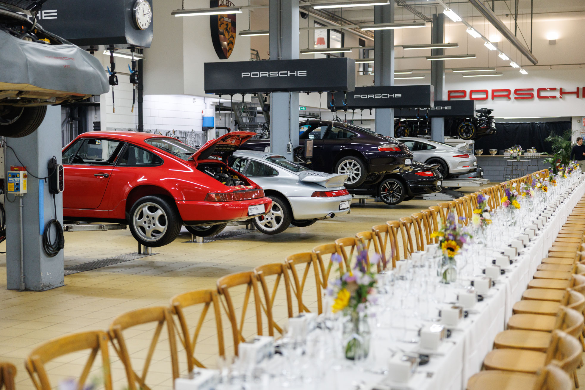 Porsche Werkplaats Déjeuner