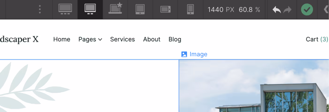 Responsive Design - Landscaper X Webflow Template