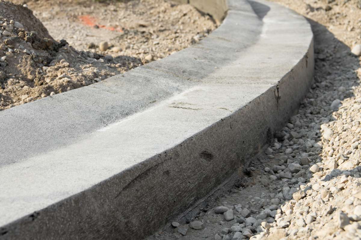 concrete landscape edging