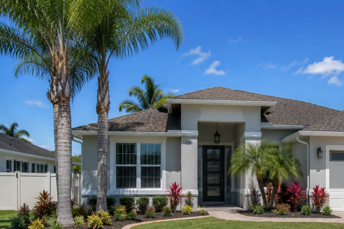 palm tree in port charlotte house