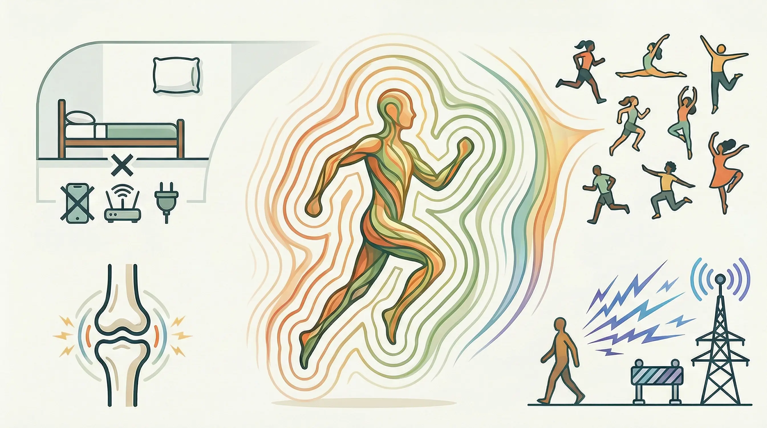 Infografik zu Elektromagnetischer Strahlen