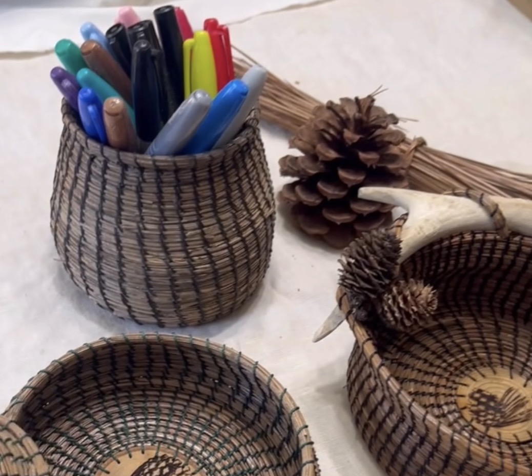 Craft Club members working together in the studio