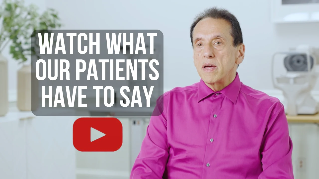 Patient testimonial video thumbnail — Stratus Eye in Suwanee, GA