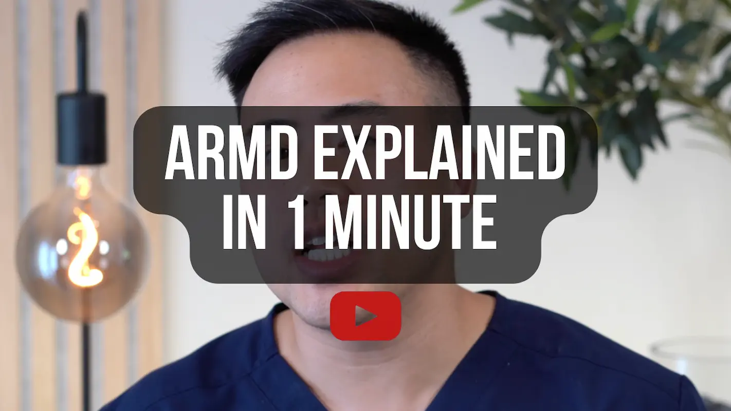 Dr. Jeffrey Tran explaining age-related macular degeneration in one minute — patient education video from Stratus Eye in Suwanee, GA