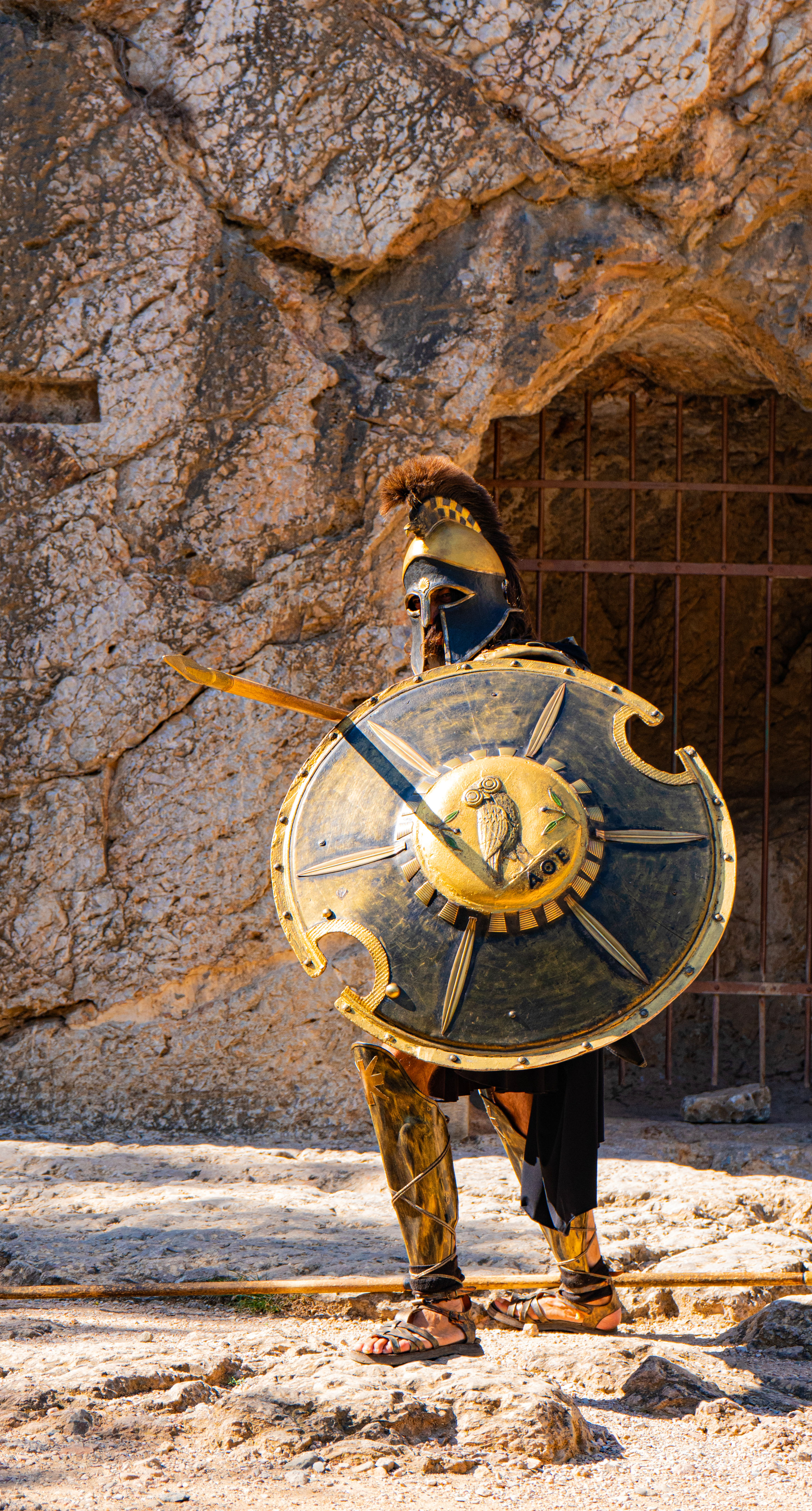 Photo of a warrior.
