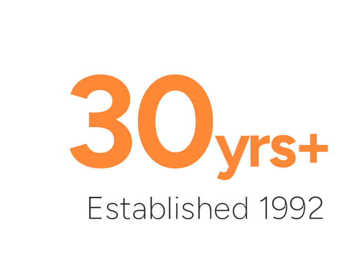 均英成立於1992年,具有30年以上經驗