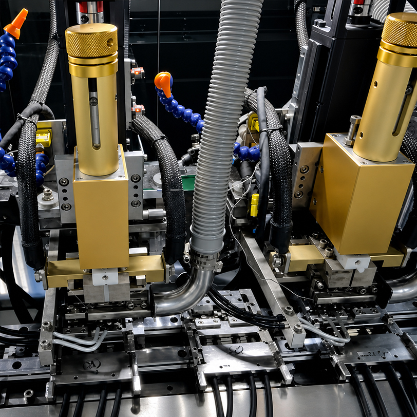Fully Automated Hotbar Soldering and Dispensing