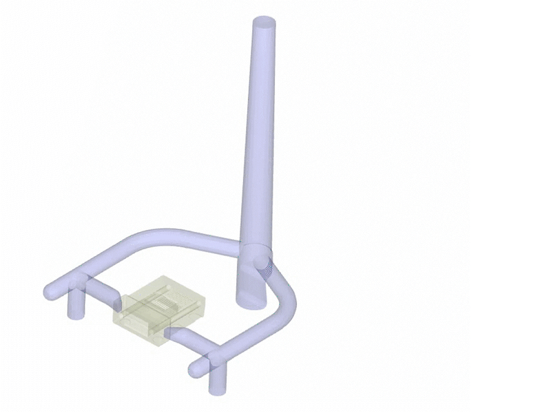  datacom optical components Moldflow analysis animation