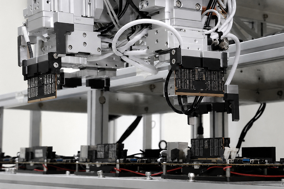Automated DIMM Final Test System GTK-SPT1 for Unattended DRAM Module Testing