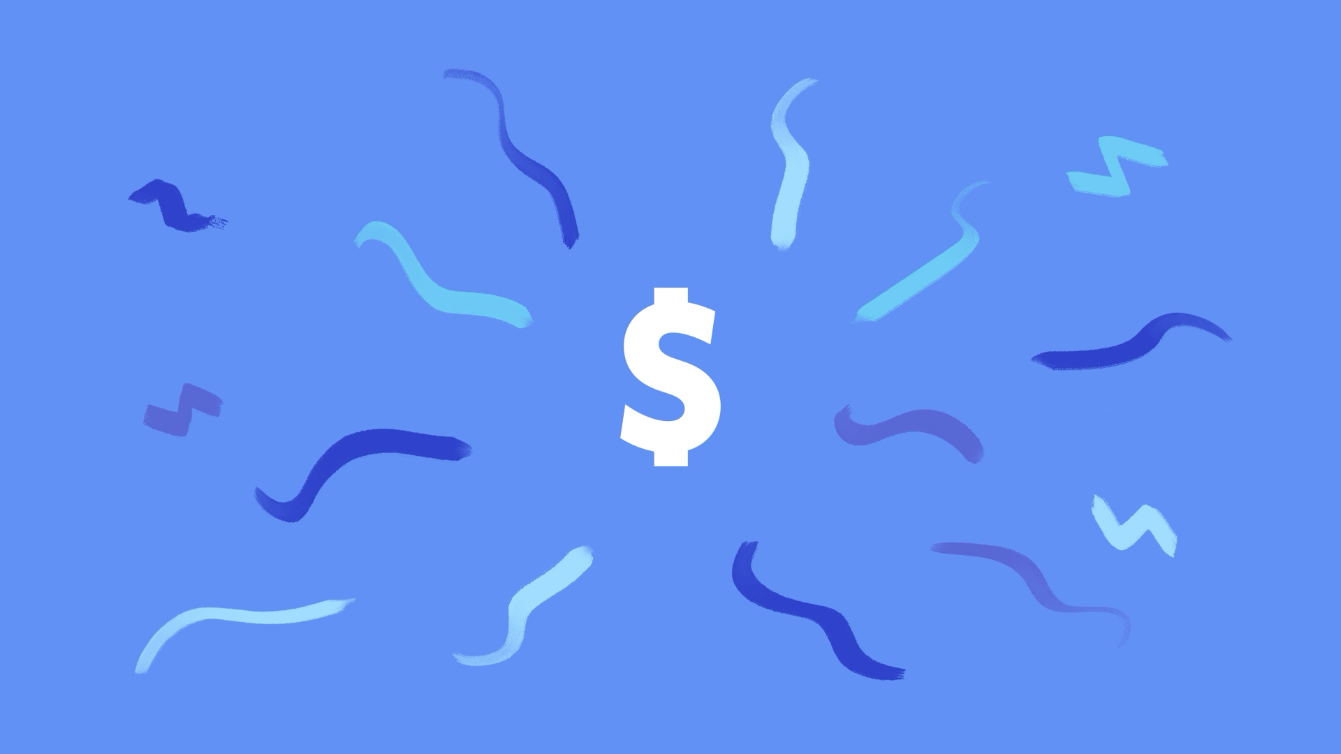 Stack of stylized gold coins with a dollar sign on the top coin on a gray background.