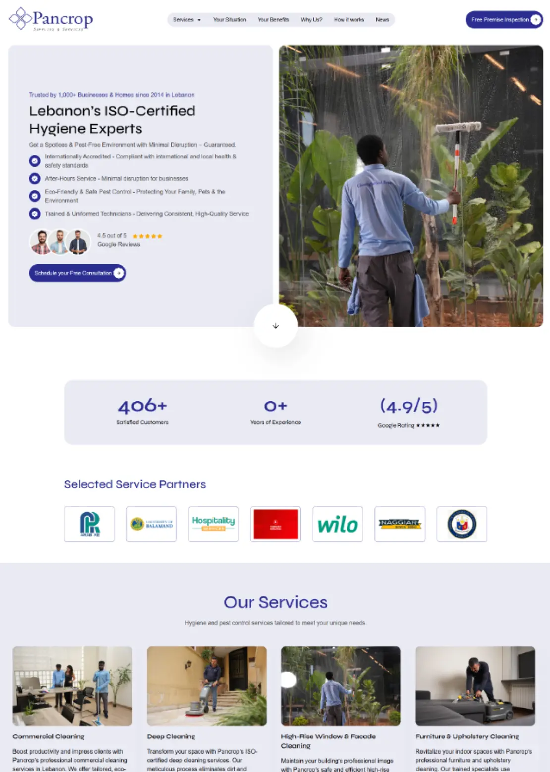 Cleaning Service screencapture