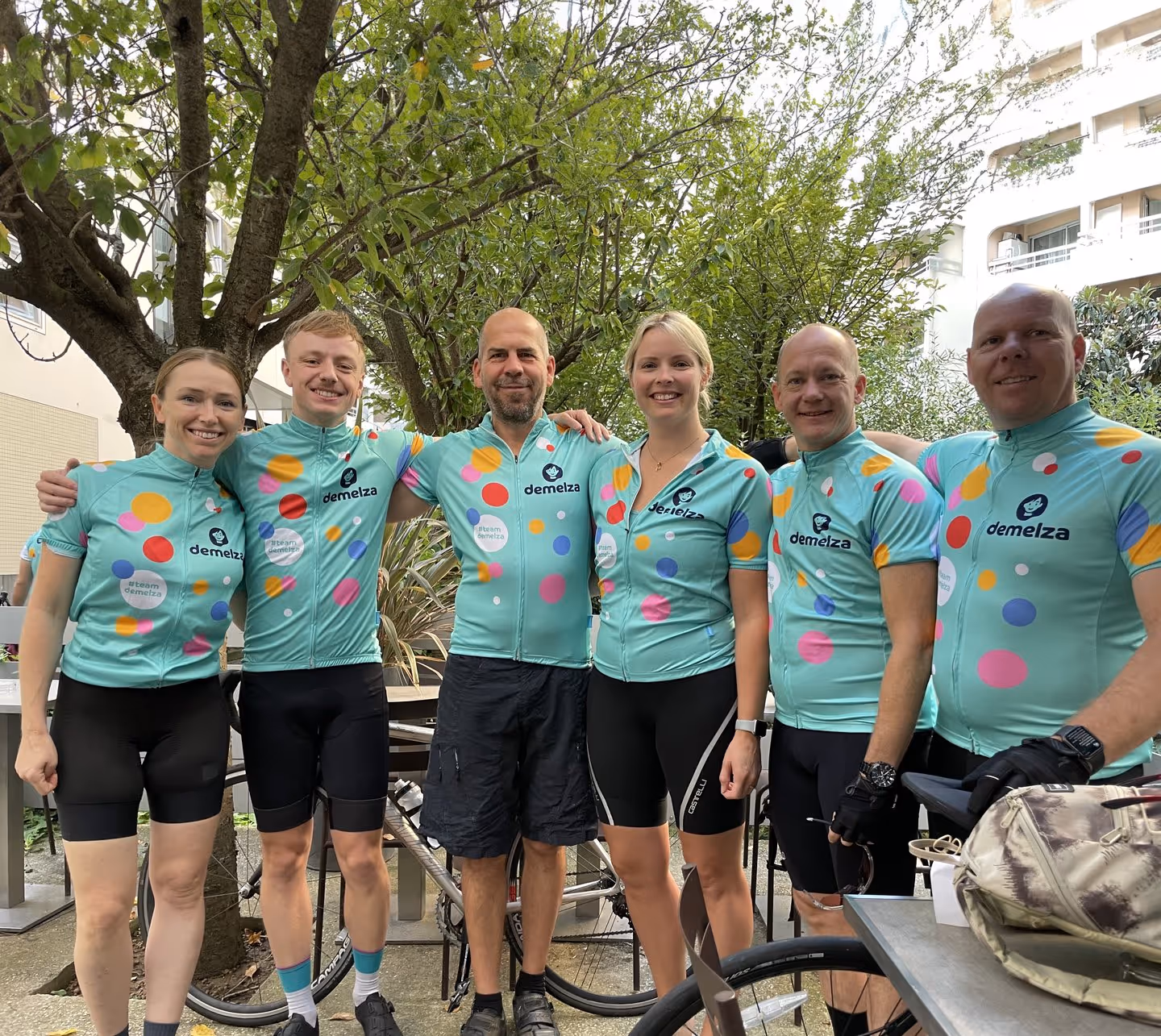 Paris to Kent Demelza Charity Bike Ride