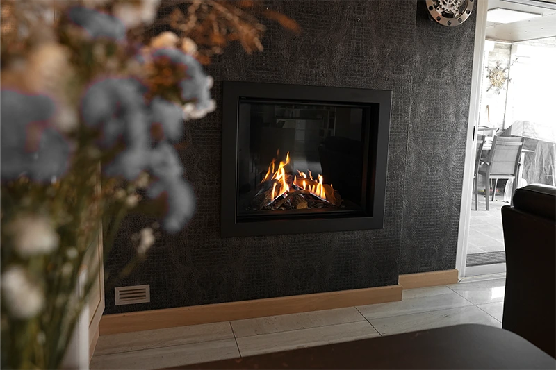 pose d'un insert à bois par entreprise Bret à Vesoul