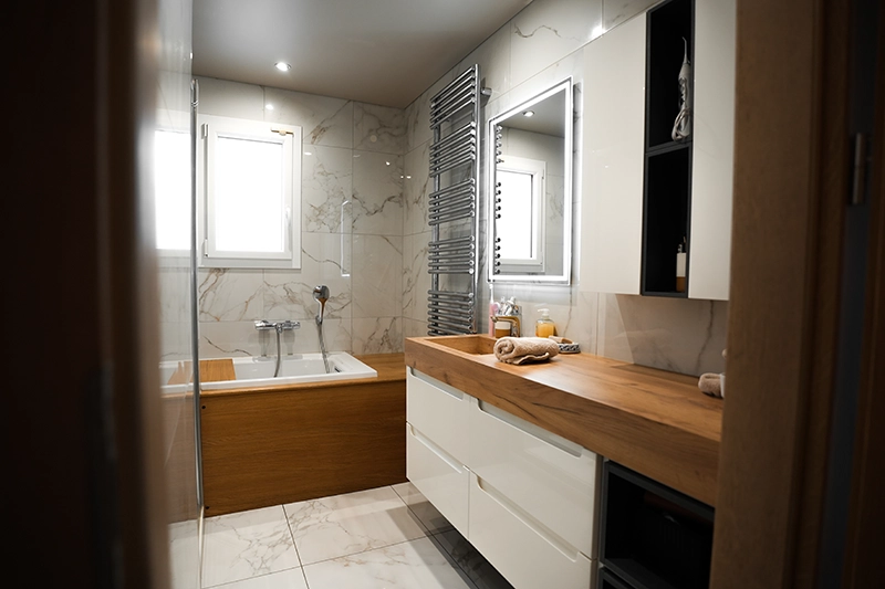 Exemple de salle de bains réalisée par BRET à Vesoul